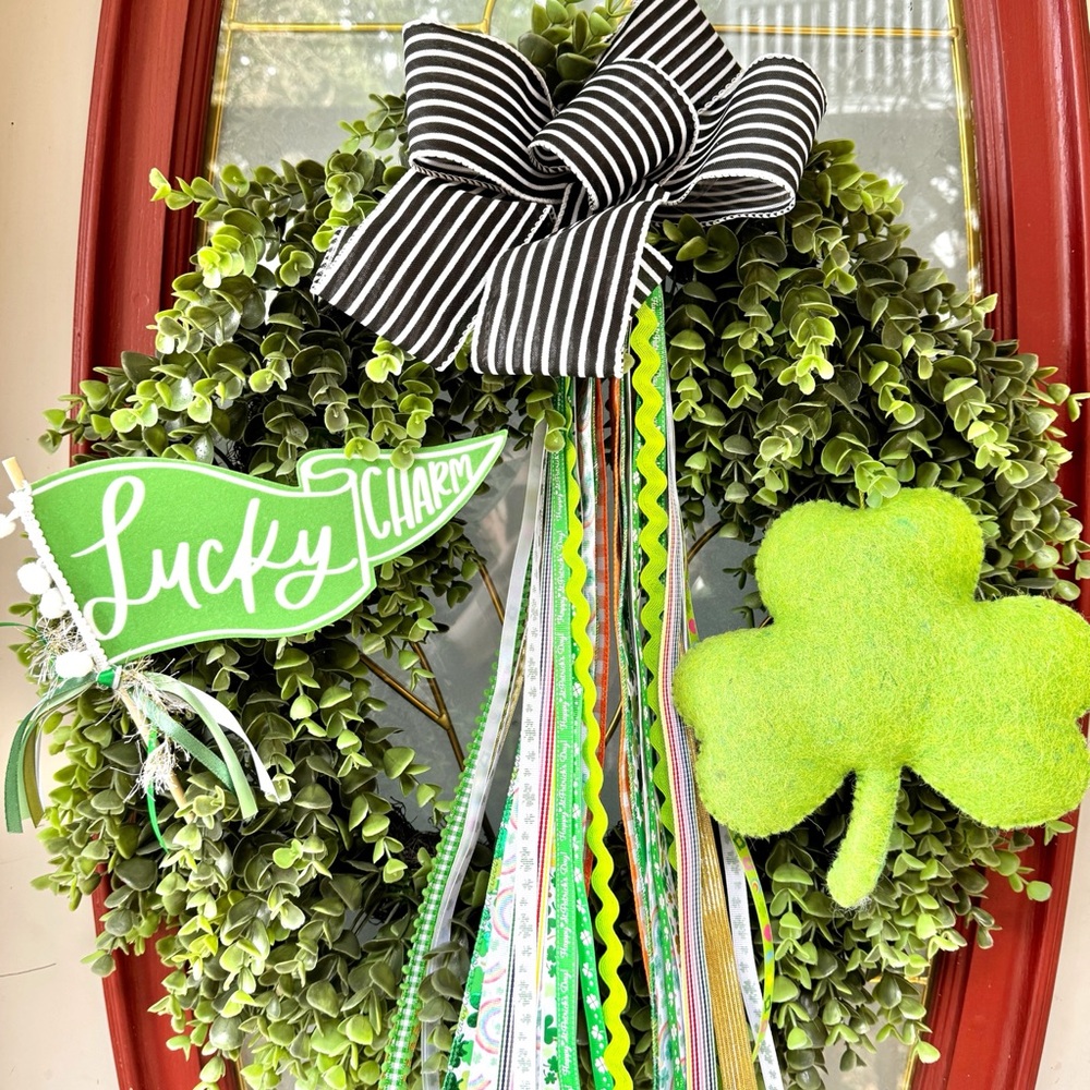 St. Patrick’s Day ribbon trim bundle for wreath
